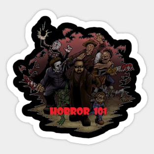 Horror 101 Sticker